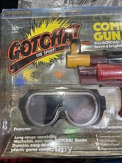 Vintage Entertech gotcha Commando toy Gun Set & Accessory Set