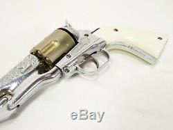 Vintage HUBLEY COLT. 45 TOY CAP GUN With BULLETS Cowboy Western Costume VERY NICE
