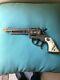 Vintage Hubley Texan 50 Shot Colt Toy 9 In Cap Gun W Box