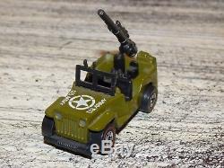Vintage Hong Kong Hot Wheels Mattel U. S Army Redline Gun Diecast Toy Car 1970