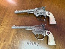 Vintage Hopalong Cassidy Snap Toy Gun Set 1950's playguns toys vintage