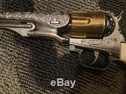 Vintage Hubley Colt 45 Cap Gun Toy With HOLSTER
