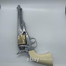 Vintage Hubley Colt 45 Pistol Original Cap Gun Antique Works