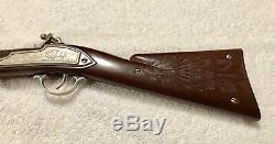 Vintage Hubley Davy Crockett Cap Gun Buffalo Rifle Toy 24 Long Nice