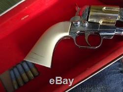 Vintage Hubley No. 281 Colt 45 Cap Gun Toy Pistol with Original box