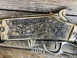 Vintage Hubley Overland Trail Kellys Cap Gun Rifle Cowboy Toy