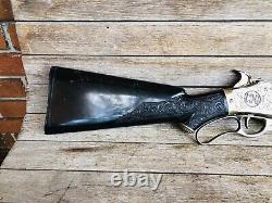 Vintage Hubley Overland Trail Kellys Cap Gun Rifle Cowboy Toy