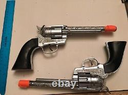 Vintage Hubley Ric-O-Shay. 45 Toy Cap Gun 1960-65 Working and clean