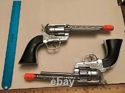 Vintage Hubley Ric-O-Shay. 45 Toy Cap Gun 1960-65 Working and clean