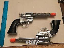 Vintage Hubley Ric-O-Shay. 45 Toy Cap Gun 1960-65 Working and clean