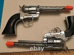 Vintage Hubley Ric-O-Shay. 45 Toy Cap Gun 1960-65 Working and clean