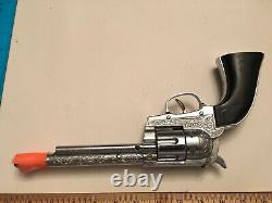 Vintage Hubley Ric-O-Shay. 45 Toy Cap Gun 1960-65 Working and clean