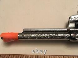 Vintage Hubley Ric-O-Shay. 45 Toy Cap Gun 1960-65 Working and clean