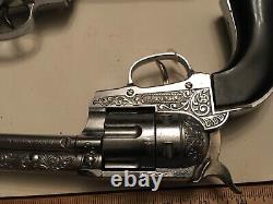 Vintage Hubley Ric-O-Shay. 45 Toy Cap Gun 1960-65 Working and clean