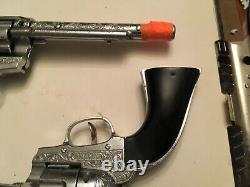 Vintage Hubley Ric-O-Shay. 45 Toy Cap Gun 1960-65 Working and clean