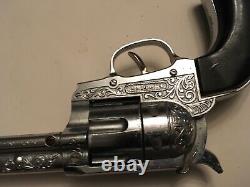 Vintage Hubley Ric-O-Shay. 45 Toy Cap Gun 1960-65 Working and clean