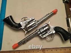 Vintage Hubley Ric-O-Shay. 45 Toy Cap Gun 1960-65 Working and clean