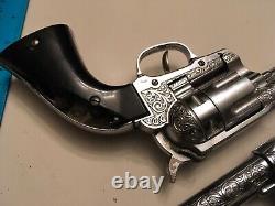 Vintage Hubley Ric-O-Shay. 45 Toy Cap Gun 1960-65 Working and clean