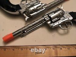 Vintage Hubley Ric-O-Shay. 45 Toy Cap Gun 1960-65 Working and clean