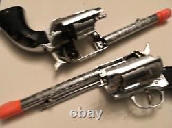 Vintage Hubley Ric-O-Shay. 45 Toy Cap Gun 1960-65 Working and clean