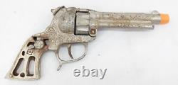 Vintage Hubley Texan Cast Iron Cap Gun Toy No Grips AE