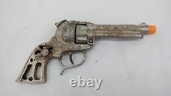 Vintage Hubley Texan Cast Iron Cap Gun Toy No Grips AE