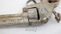 Vintage Hubley Texan Cast Iron Cap Gun Toy No Grips AE