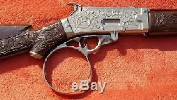 Vintage Hubley The Rifleman Flip Special Toy Cap Gun 1950s USA Clean