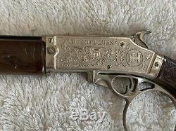 Vintage Hubley The Rifleman'flip Special' Cap Gun Toy Rifle Works Great