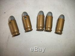 Vintage Johnny Eagle Lieutenant Toy Gun Plastic Spring Loaded Shells Lot Of 5