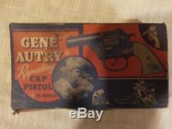 Vintage Kenton Gene Autry Toy Cap Gun with Box