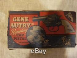 Vintage Kenton Gene Autry Toy Cap Gun with Original Box