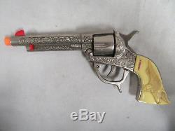 Vintage Kilgore American Cast Iron Cap Pistol Gun c. 1940's C606