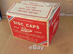 Vintage Kilgore Disc Cap Gun Cap boxes empty set of 55 in original carton