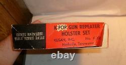 Vintage Kusan K Pop Gun Repeater Holster Set In the Box
