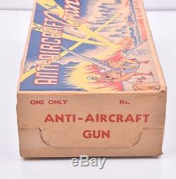 Vintage LOUIS MARX ANTI-AIRCRAFT GUN 105 mm with BOX MINT