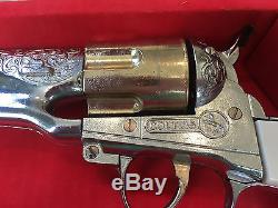 Vintage Late 1950's Hubley Colt 45 Cap Gun in Original box