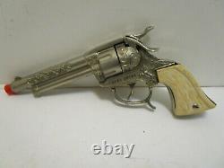 Vintage Leslie Henry Gene Autry Cap Gun With Rare Notch Bar & Box