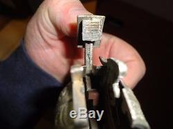 Vintage Leslie Henry Paladin Nickel Plated Diecast Repeater Toy Cap Gun c. 1960