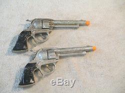 Vintage Leslie Henry Roy Rogers Toy Cap Guns From the 1950s