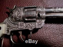 Vintage Leslie-Henry Toy Cap Gun Gene Autry 44 in Nice condition