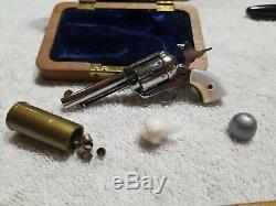 Vintage Little. 45 American Miniature Gun HOLLYWOOD CALIF. In Case #4