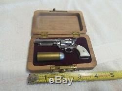 Vintage Little. 45 American Miniature Gun HOLLYWOOD CALIF. In Case #6