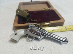 Vintage Little. 45 American Miniature Gun HOLLYWOOD CALIF. In Case #6