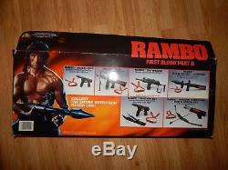 Vintage Ljn Toy Rambo M-60 Motorized Water Machine Squirt Gun Head Band