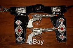 Vintage Lone Ranger Actoy 250 Shot Cap Gun & Holster Set