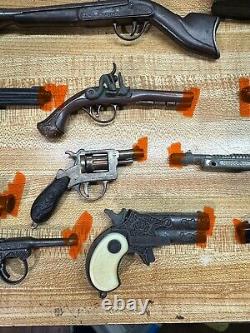 Vintage Lot Of 19 Cap Guns Nice Pieces