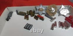 Vintage Lot Of Miscellaneous Cap Gun Bullets/pieces Hubley Mattel, 007, Fanner