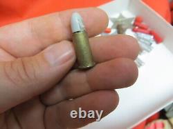 Vintage Lot Of Miscellaneous Cap Gun Bullets/pieces Hubley Mattel, 007, Fanner