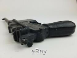 Vintage Lytle German Mauser Broomhandle C96 Cast Aluminum Pistol Replica Toy Gun